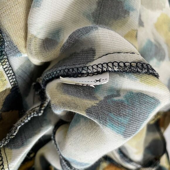 🟢Zara Printed Dot 3/4 Sleeve Shift Back Zip Dress S - Picture 9 of 10